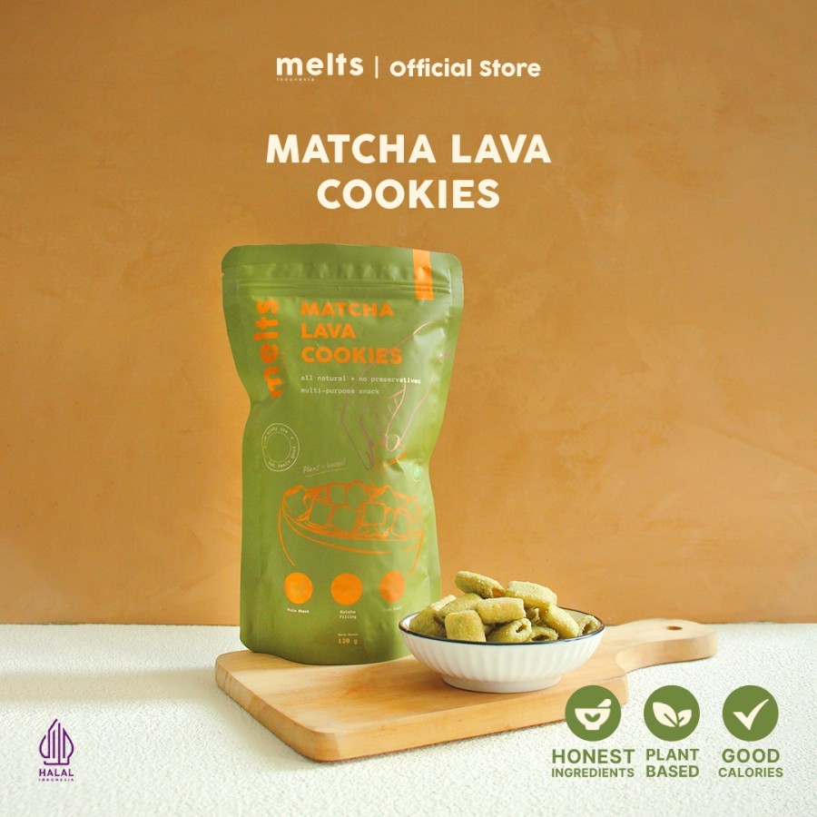 

MELTS Matcha Lava Cookies [Vegan, Dairy Free, Plant Based] - Pouch 120g