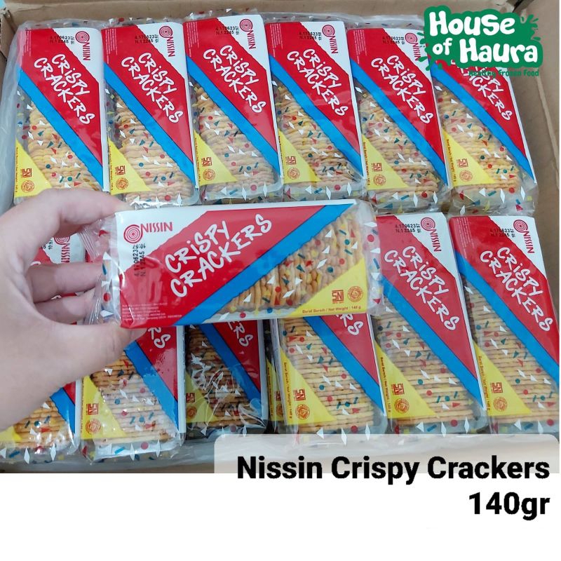 

Nissin Crispy Crakers 140gr bisa pakai jnt minimal 3produk bisa mix