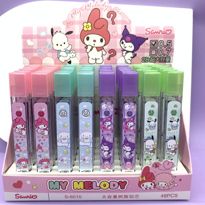 

[ORGM] Alat Tulis Kantor Perlengkapan Sekolah Isi Pensil Mekanik 0.5mm Motif Karakter Kuromi melody CInammon