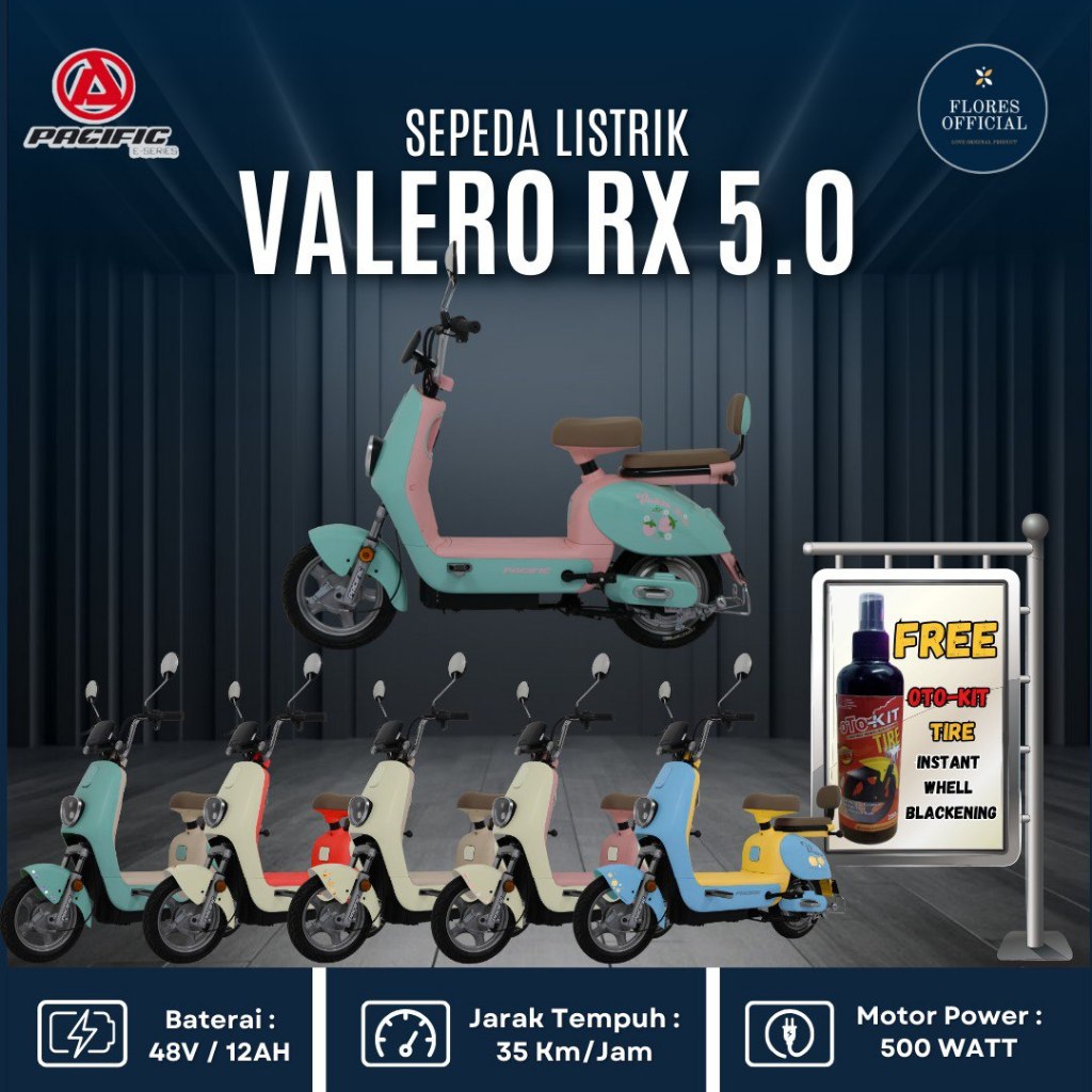 Sepeda Listrik Pacific Valero RX 5.0 Garansi Resmi