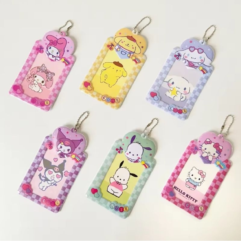 

CAHOL SANRIO PHOTOCARD HOLDER SANRIO KARAKTER LUCU ESTETIK PELINDUNG FOTO IDOL