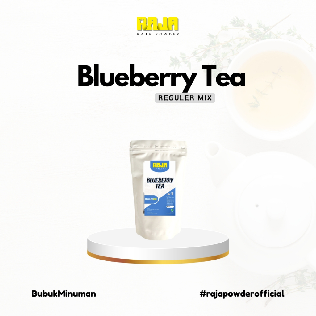 

Bubuk Teh Blueberry Bubuk Minuman Blueberry Tea Powder 500 gram