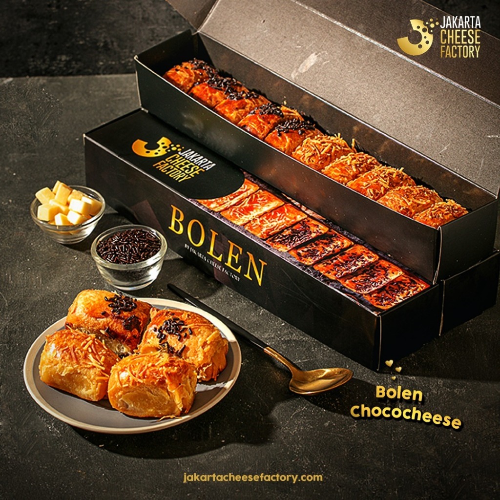 

Bolen Choco Cheese Pisang Coklat Keju Jakarta Cheese Factory