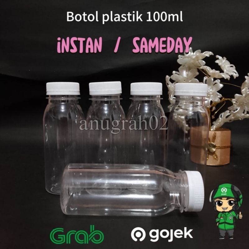 Botol plastik 100ml - botol 100ml