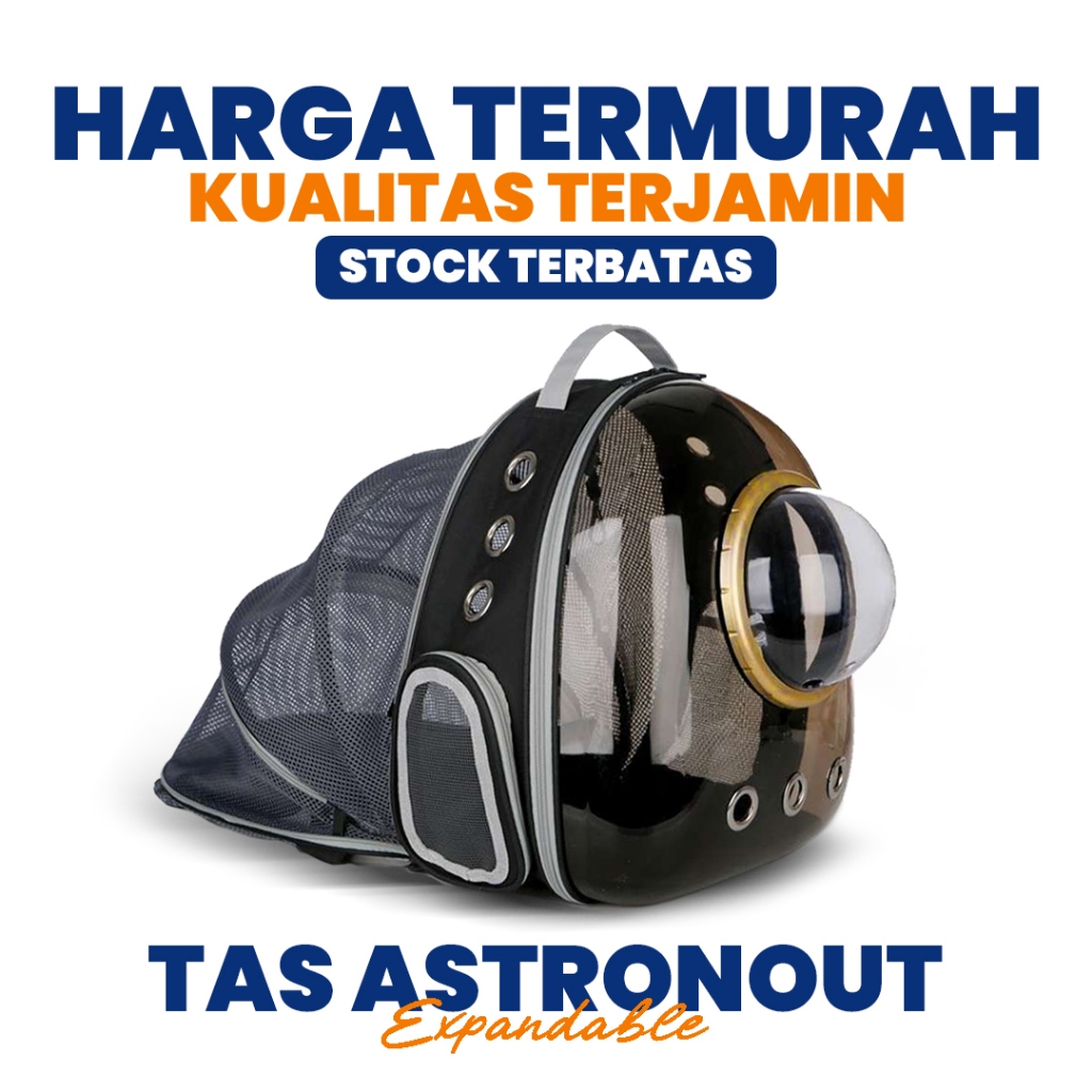 NEW- TAS TRAVEL KUCING TAS KUCING ASTRONOT TAS GENDONG KUCING TAS KUCING RANSEL HEWAN TRANSPARAN TAS