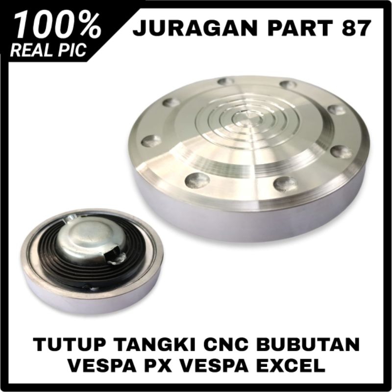 TUTUP TANGKI CNC VESPA PX VESPA CB WIN