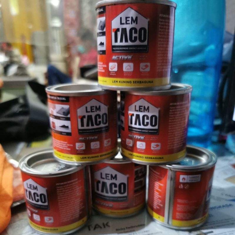 

Lem kuning serbaguna Taco active kemasan 70gram