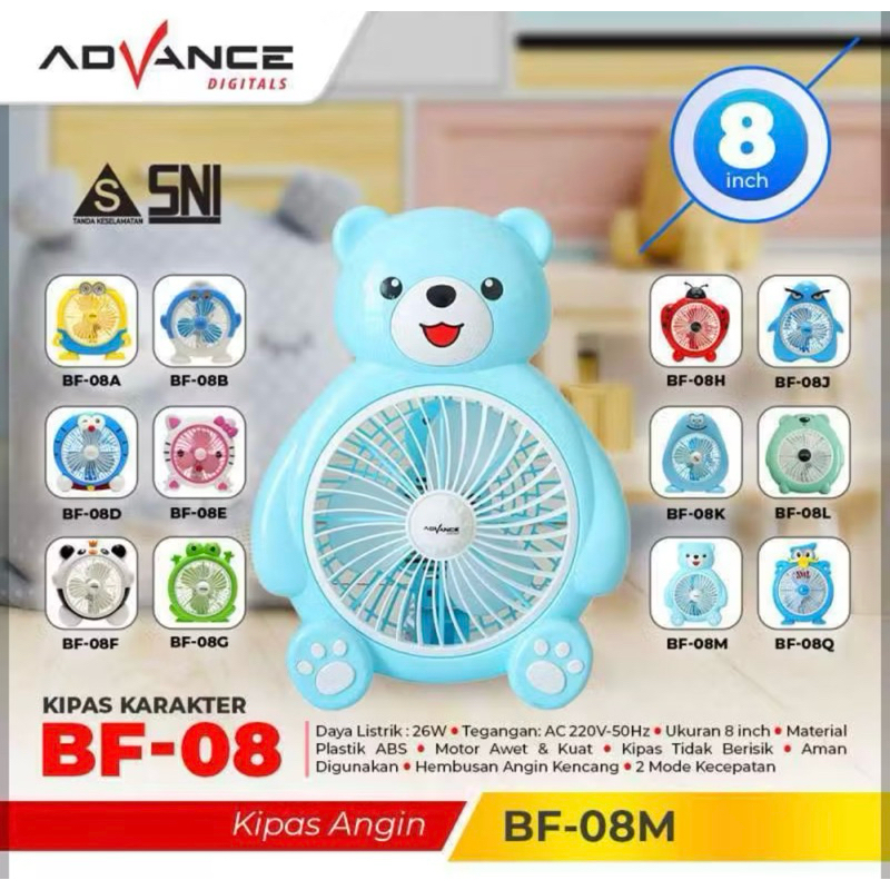 kipas karakter Advance