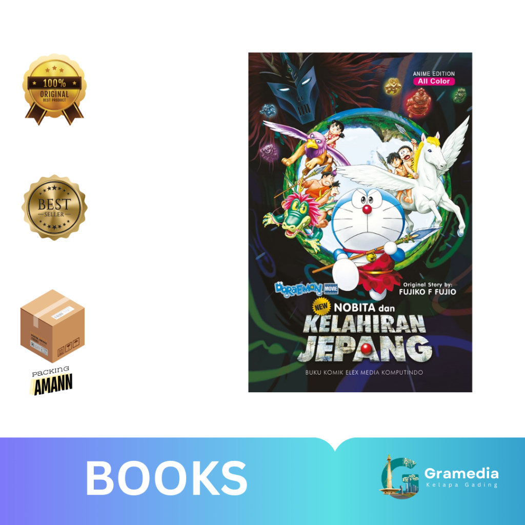 Gramedia MKG - Komik New Doraemon Movie: Nobita Dan Kelahiran Jepang (Fujiko F. Fujio)