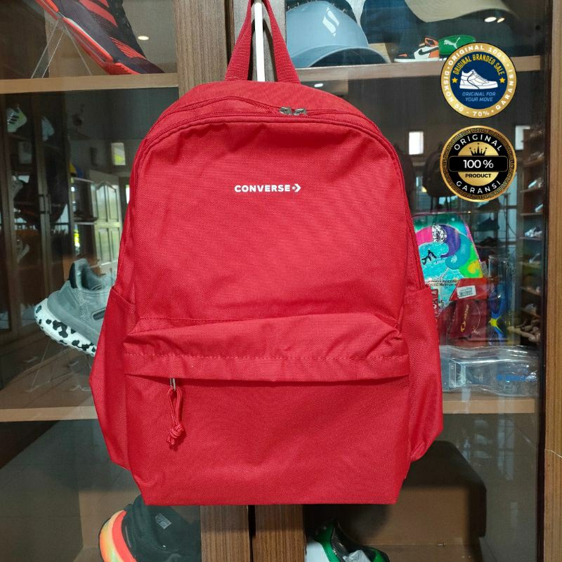 ORIGINAL GARANSI TAS CONVERSE POLY RED