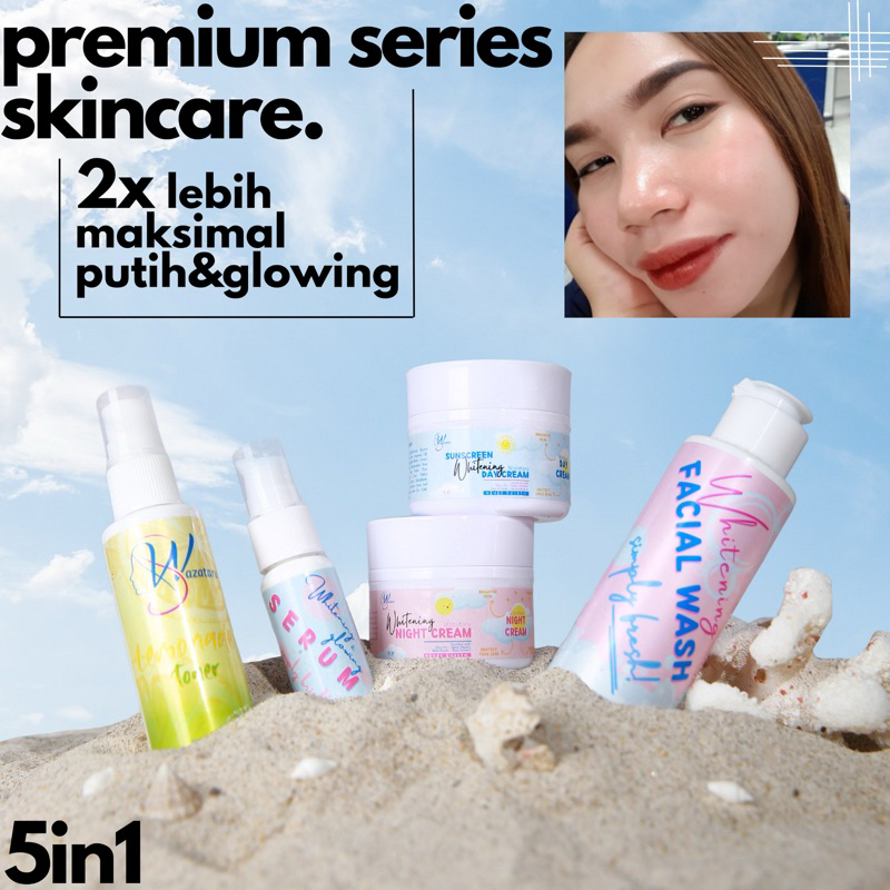 (DOSIS II) PAKET LENGKAP + TONER SKINCARE SUSAH PUTIH by WAZATARU