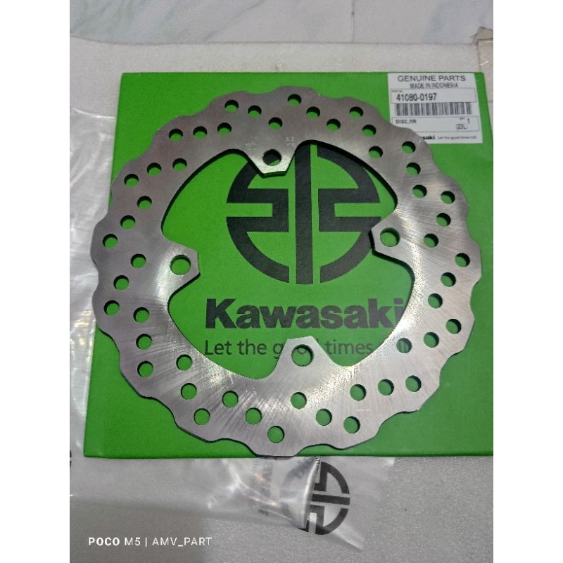 piringan cakram belakang ER6 original kawasaki KGP