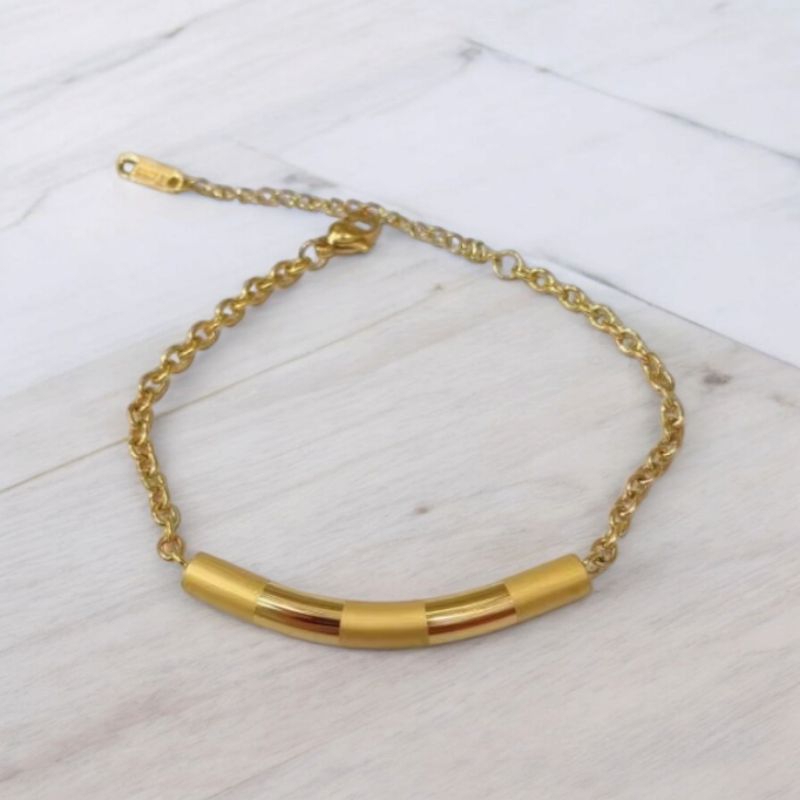 gelang bambu bahan titanium