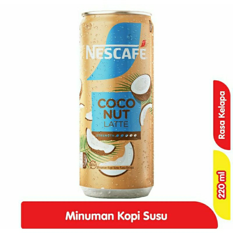 

Nescafe Minuman Kopi Susu Rasa Kelapa Latte Can 220 ml