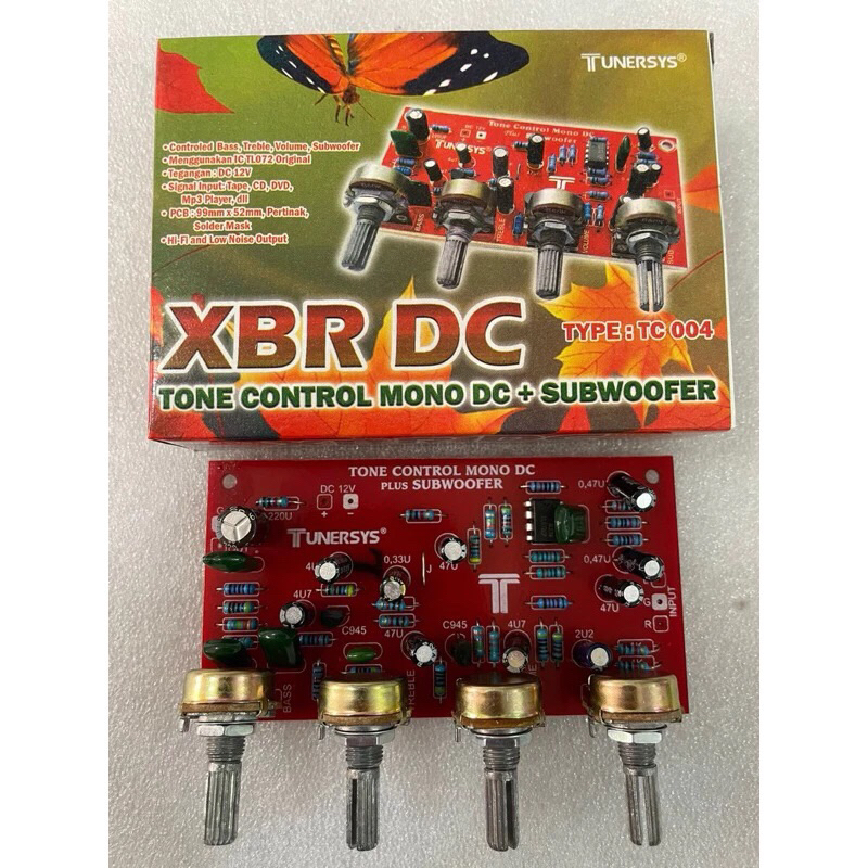 Tone Control mono DC + subwoofer XBR Tunersys TC004