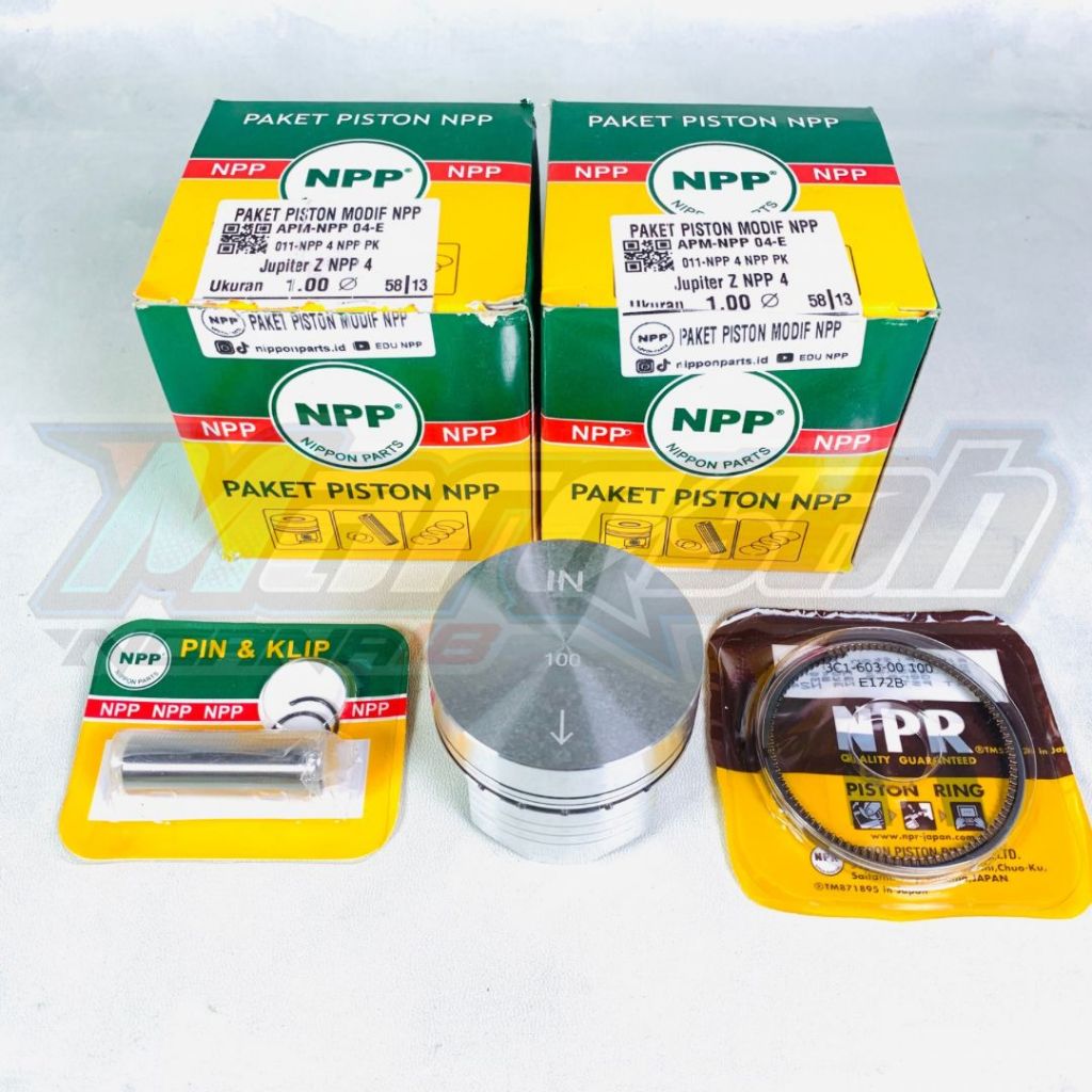 PISTON 58 NPP PIN 13 SEHER SEKER DOME MENTAH JUPITER Z PIN 13 NPP TYPE 4 CUSTOME DOME