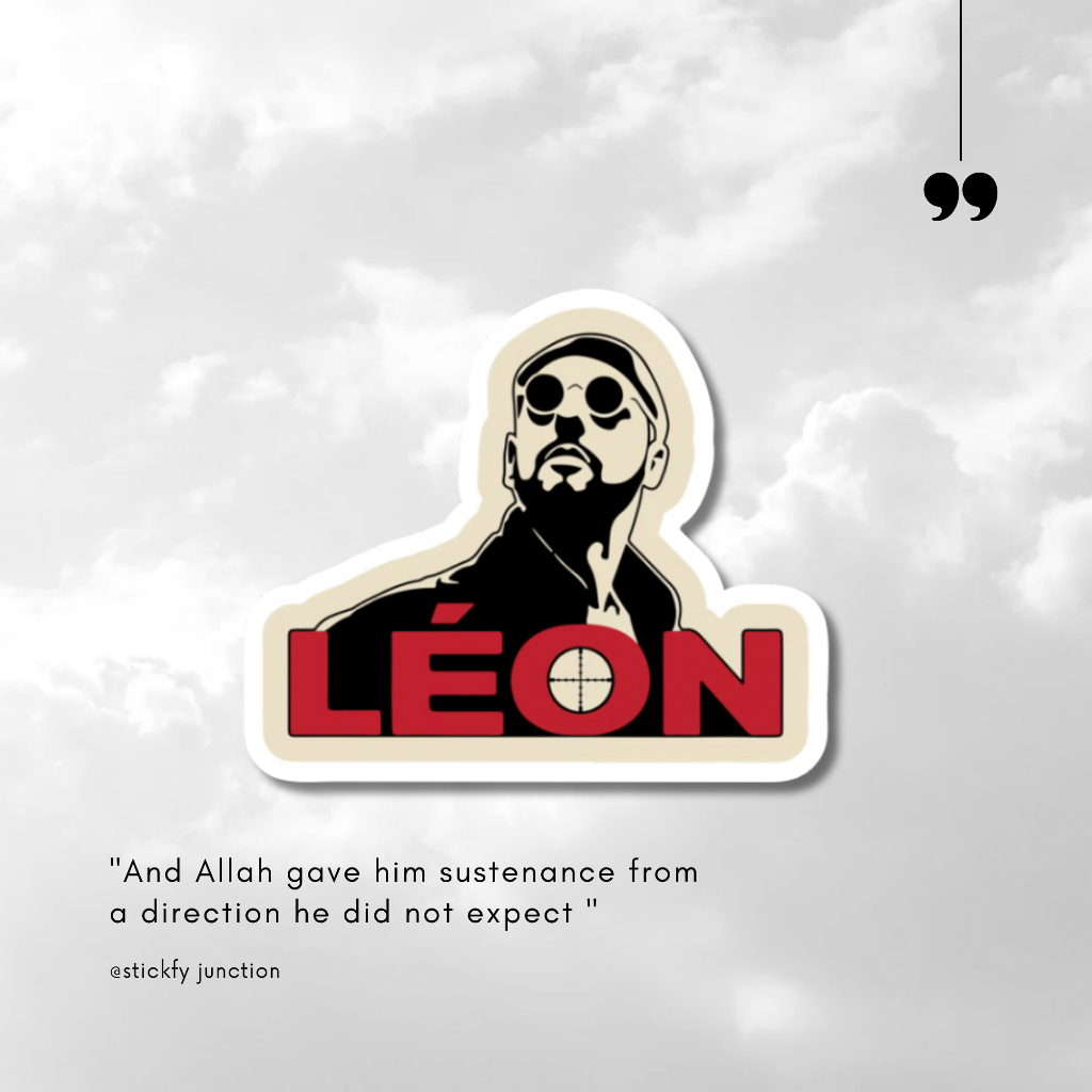 

sticker leon / sticker aesthetic / sticker tumblr /stiker premium / stiker hp / stiker laptop / stiker helm / stiker tahan air |SJ | A20