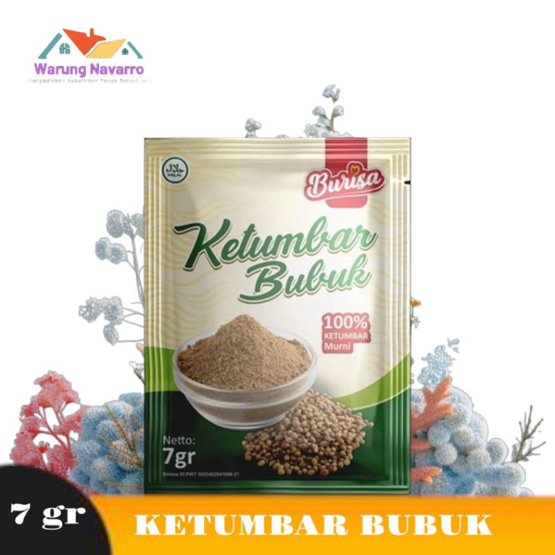 

Ketumbar Bubuk Burisa 7 Gram Bumbu Dasar