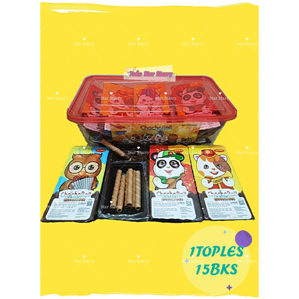 

[Per Pack] Joger Chocoroll Cokelat Colek 15x16g Snack Viral Halal Mui