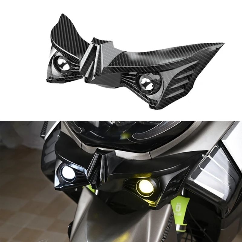 Winglet Nmax Plus mini driving Sepasang Nmax old 2015-2019 Carbon
