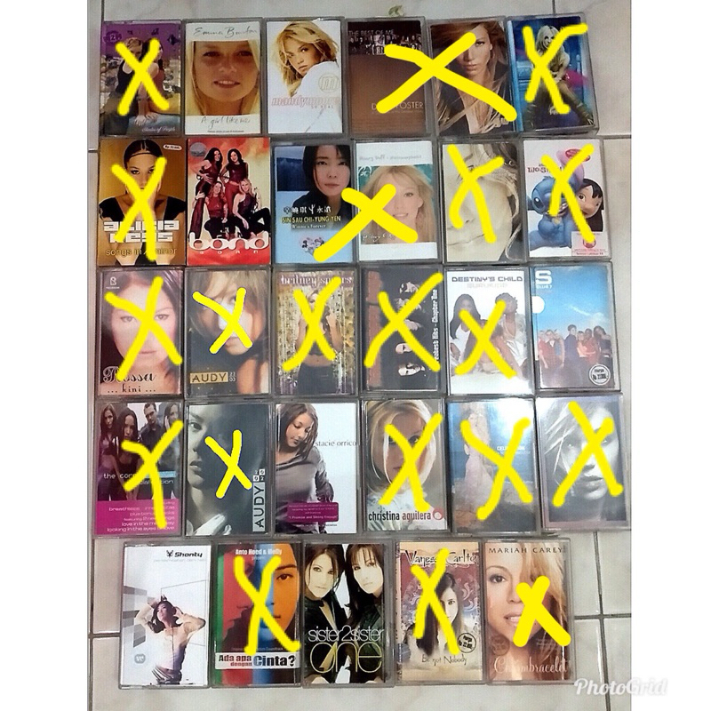 Kaset Lagu Musik Jadul 90an Preloved