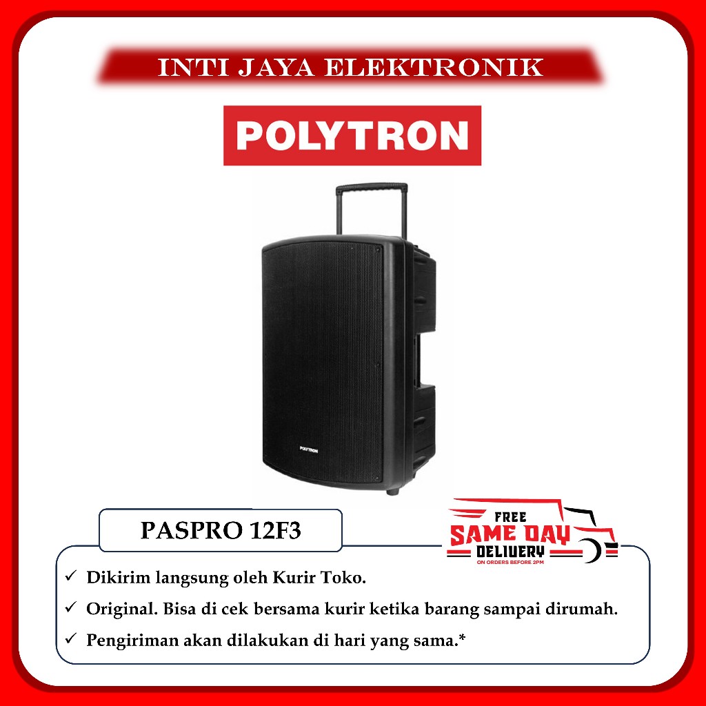 SPEAKER POLYTRON PASPRO 12F3 SPEAKER ACTIVE PASPRO12F3