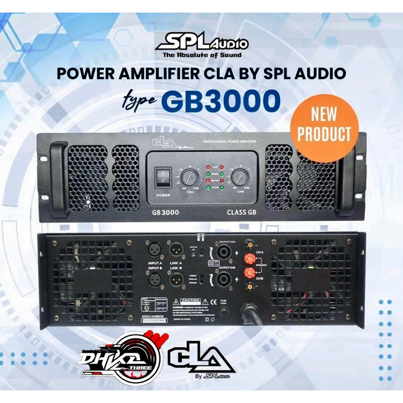 POWER SPL AUDIO GB 3000 CLASS GB / POWER SPL AUDIO GB3000 / Power Spl Audio GB 3000 / Power CLA BY S