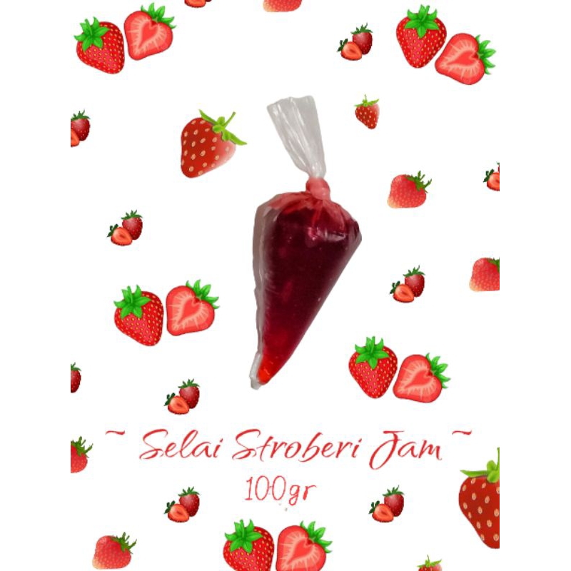 

Stroberi Jam - Selai Buah Berserat 50gr dan 100gr