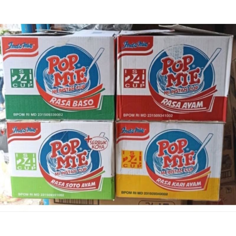 

pop mie 1 dus cup besar isi 24 pasar samarinda