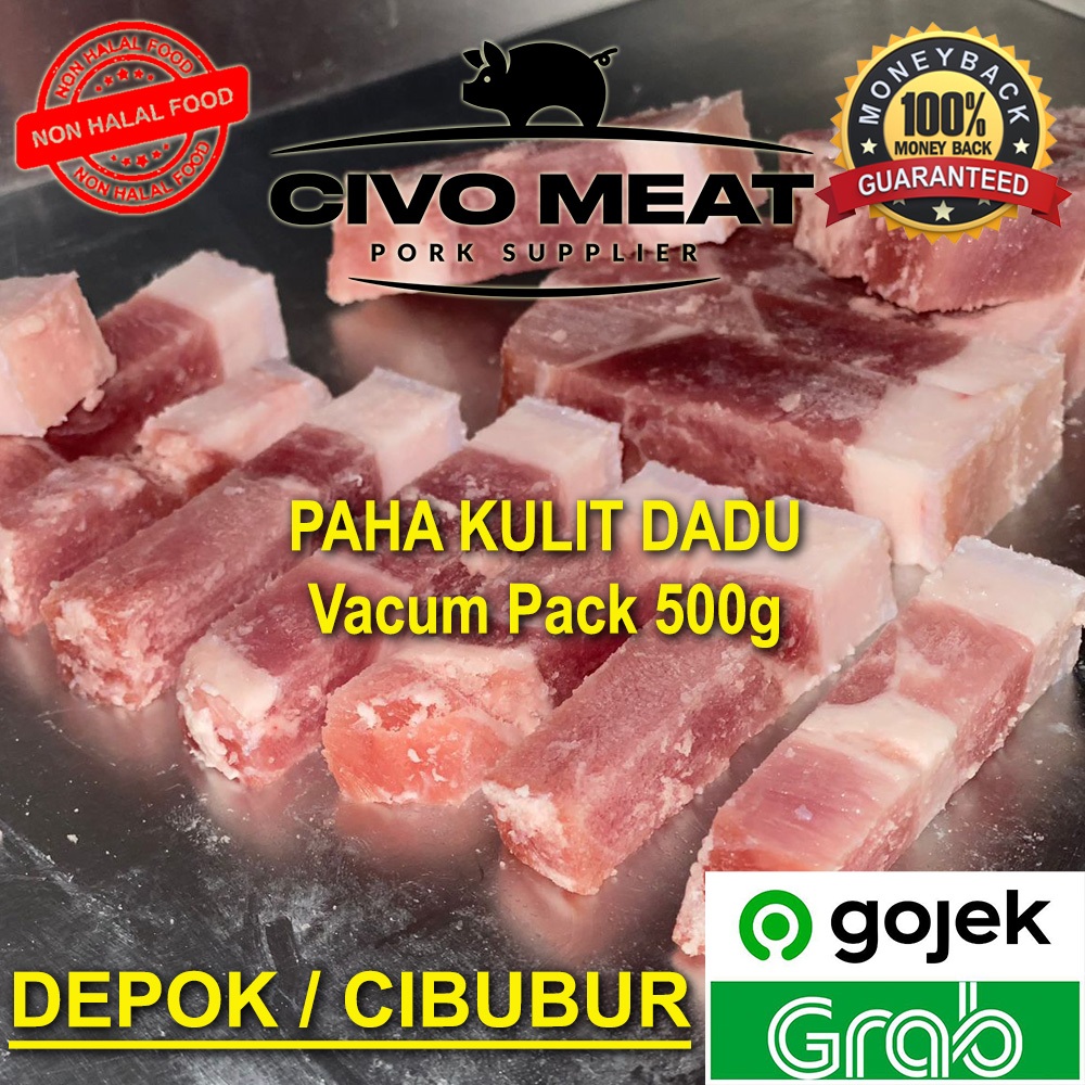 

Paha Kulit Babi potong dadu 500gr