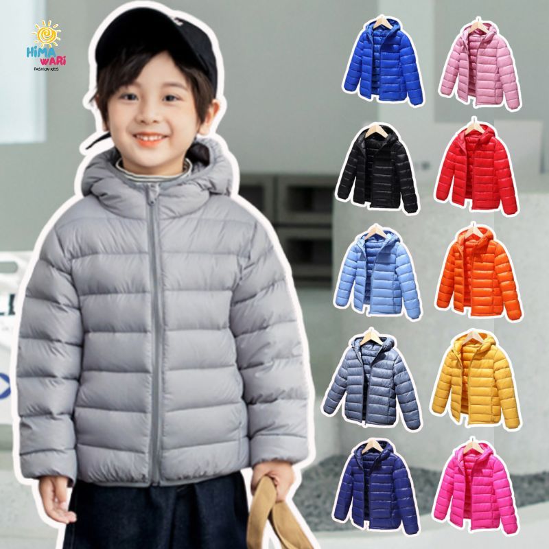 JAKET ANAK LAKI PEREMPUAN PLAINE LENGAN PANJANG POLOS WINTER OUTFIT PREMIUM