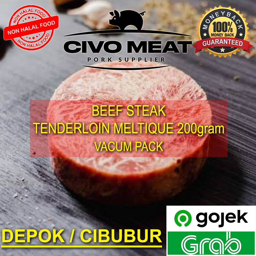 

TENDERLOIN MELTIQUE STEAK SAPI 200gr (Non Halal)