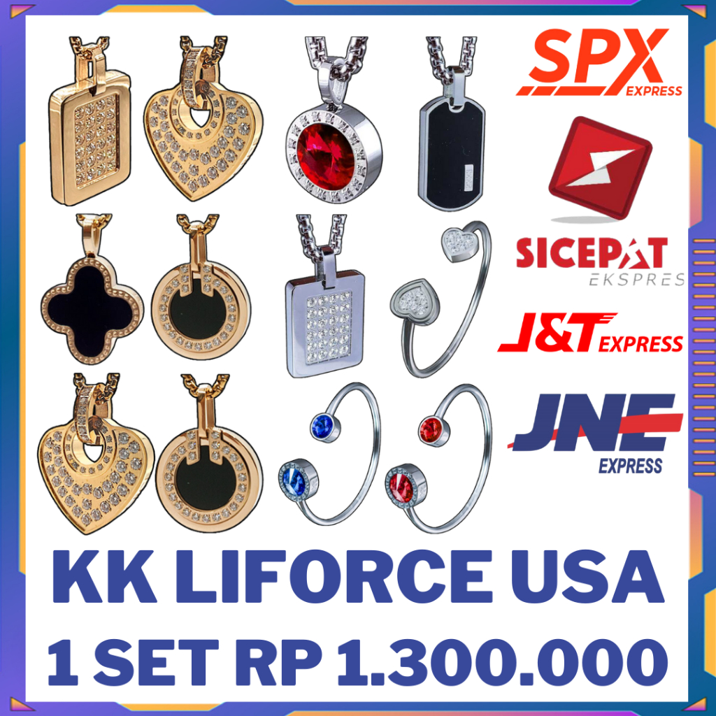 KK Liforce KALUNG & GELANG KESEHATAN KK INDONESIA ANTIRAIASI ELEKTROMAGNETIK