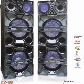 Speaker aktif Pasif DAT DX122 Harga Sepasang