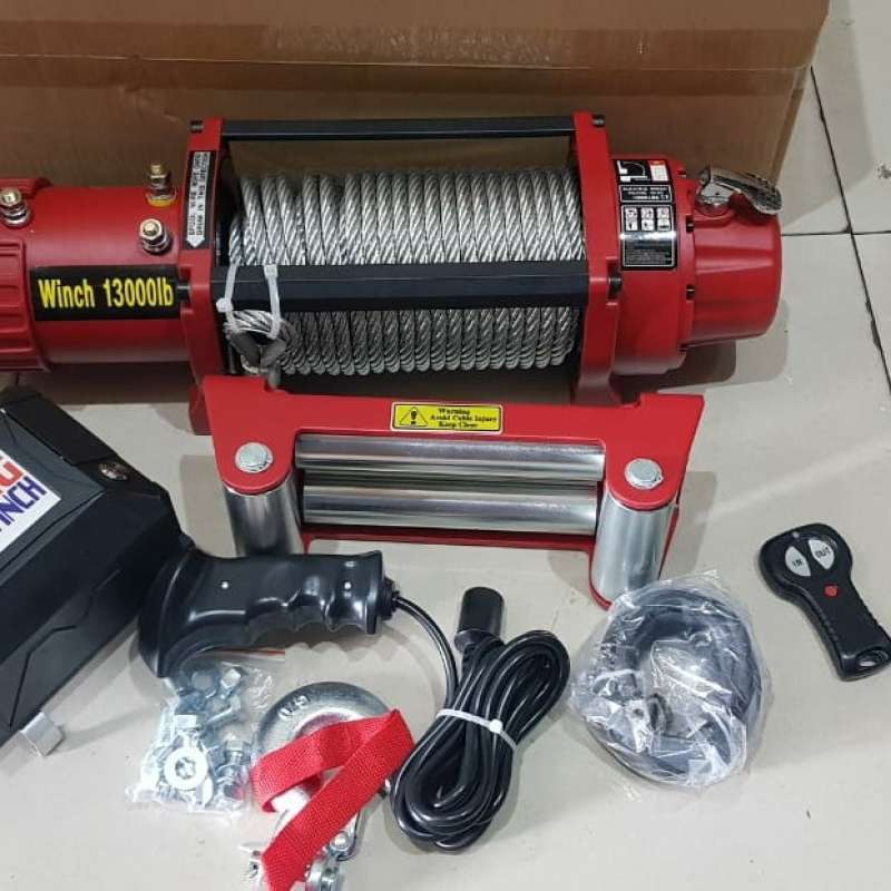 Winch Big Winch 13000lbs 12v | Big Winch 13K LBS | Winch 13000 lbs| Winch 6 ton Sling Baja