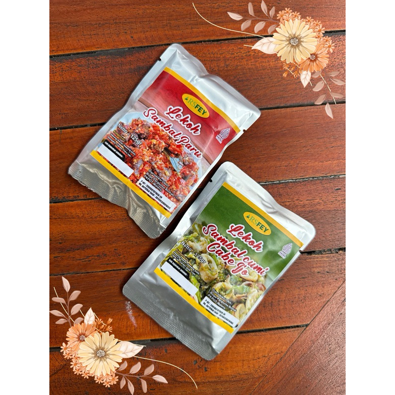 

SAMBAL KEMASAN 125gr SAMBAL RETORT SAMBAL PARU SAMBAL CUMI