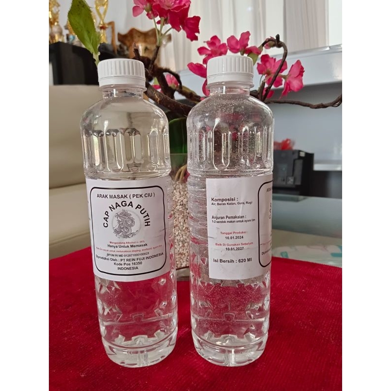 

ARAK MASAK PUTIH (PEK CIU) CAP NAGA PUTIH 620 ML