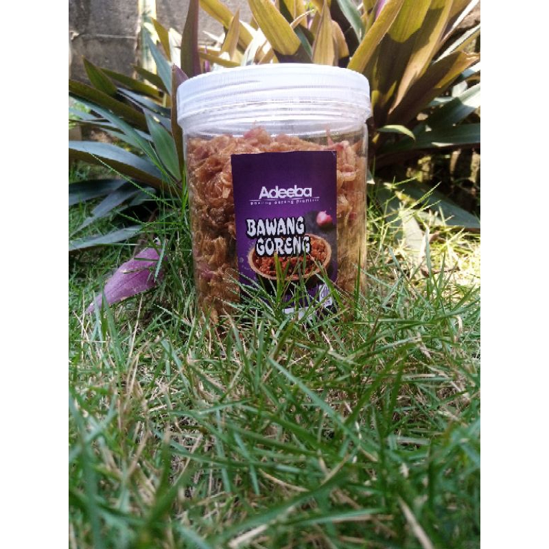 

Bawang goreng asli tanpa tepung 200 gram toples
