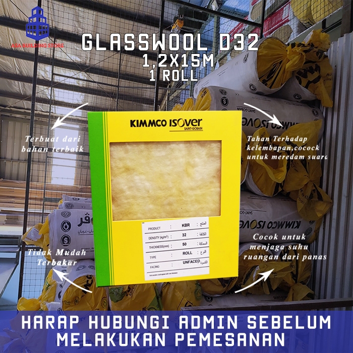 Glasswool Kimmco Isover Density 32 Tebal 5 cm