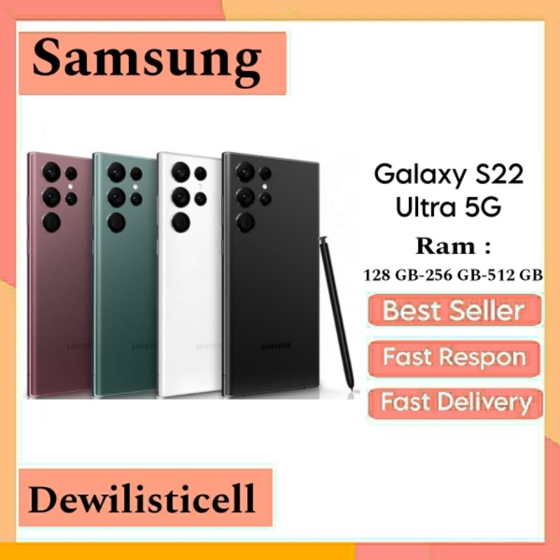 Samsung Galaxy S22 Ultra 5G SECOND ORIGINAL FULLSET LIKE NEW