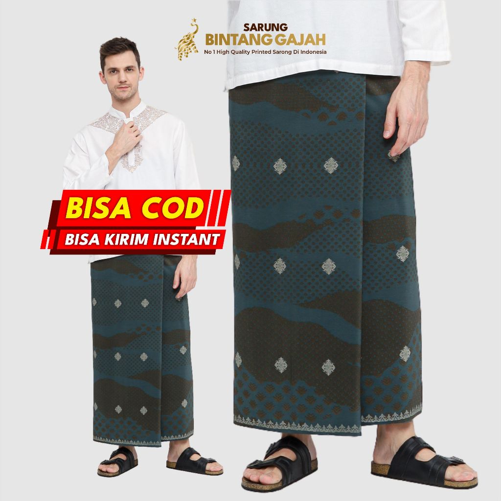 Sarung Bintang Gajah Onta Legenda US 5074 Motif Ornamen Tradisional