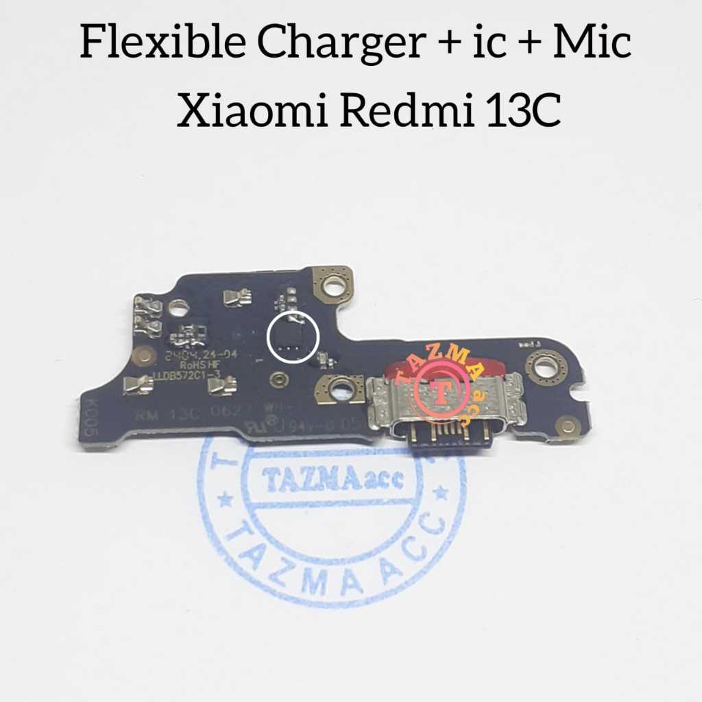 Xiaomi Redmi 13C Ori Flexible Charger + ic Flexibel Konektor Cas Charger