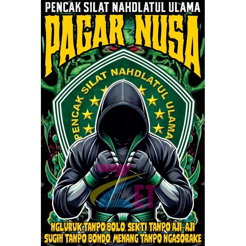 bendera pencak silat nahdlatul ulama ( PAGAR NUSA )