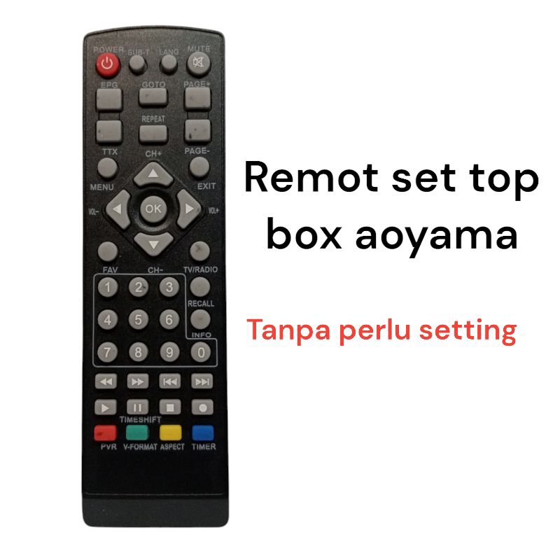 REMOT SET TOP BOX AOYAMA