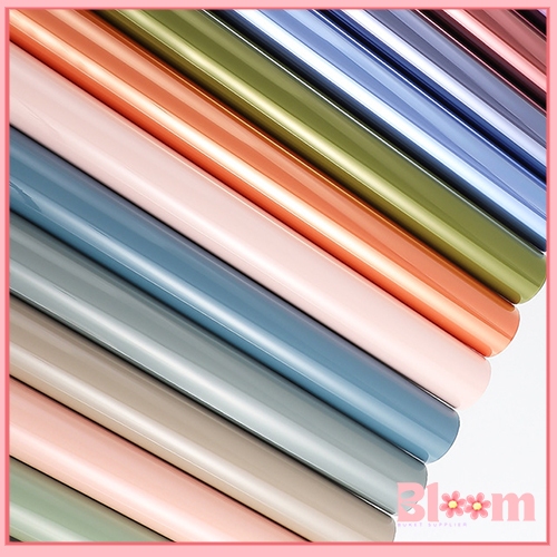 

Cellophane Transparan Warna Plastik Bunga Wrapping Paper kb6045