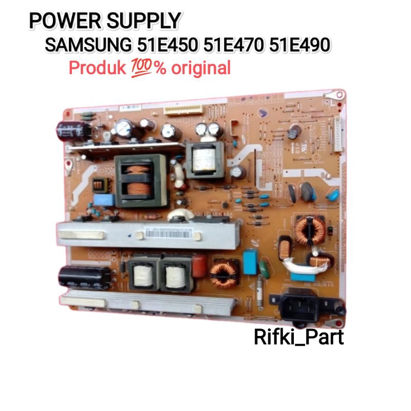 POWER SUPPLY TV PLASMA SAMSUNG 51E450 51E470 51E490