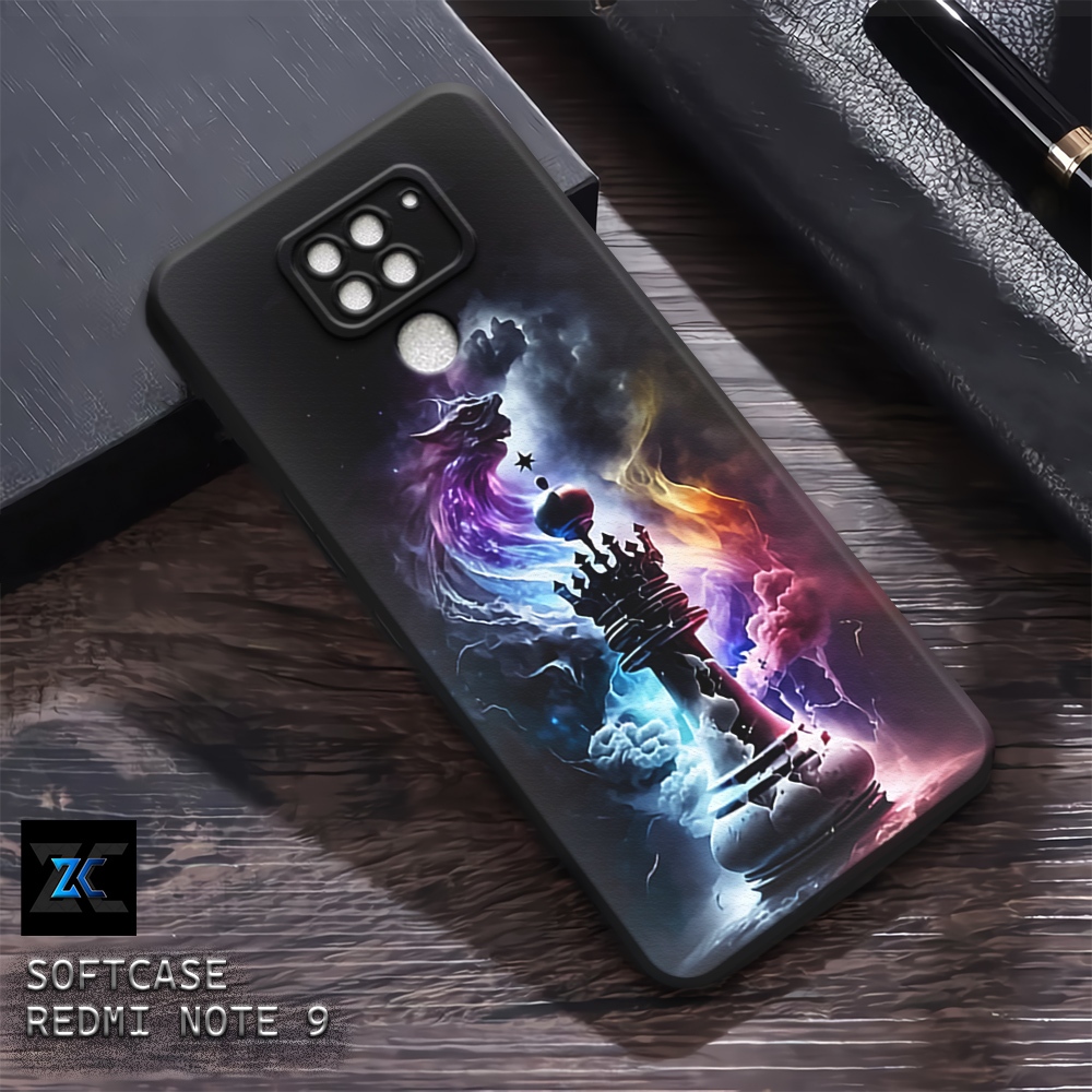 (TB07) Sofcase Lentur Bahan Karet REDMI NOTE 9 | Kesing Keren Lucu Aesthetic | Case Premium Catur