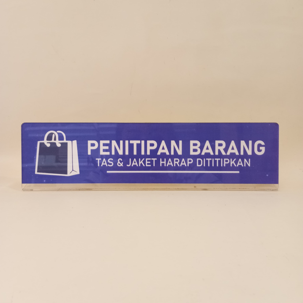 

Akrilik Meja Penitipan Barang | Akrilik Meja Versi Ekonomis
