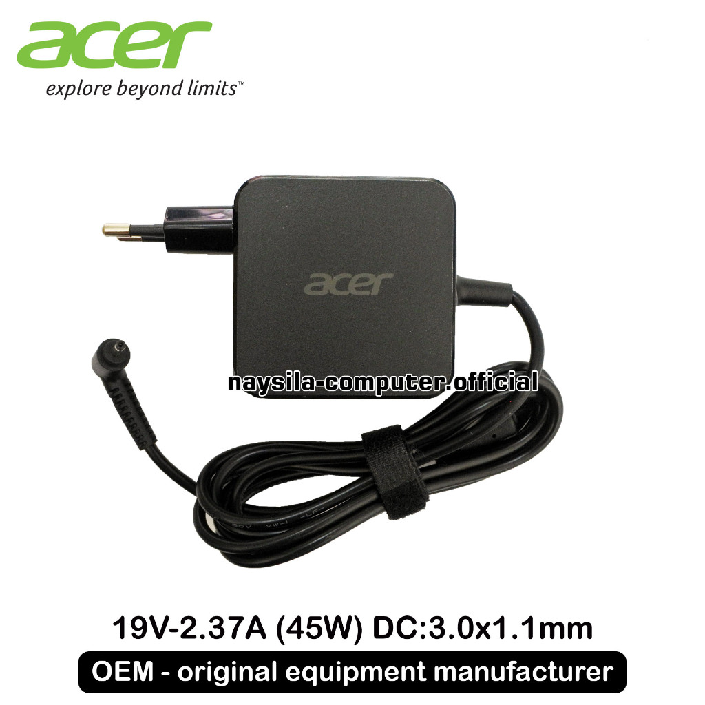 Adaptor Charger Original Acer Spin SP315-51 SP513-51 SP513-52N TravelMate P214 P236 X514-514 - ACER 