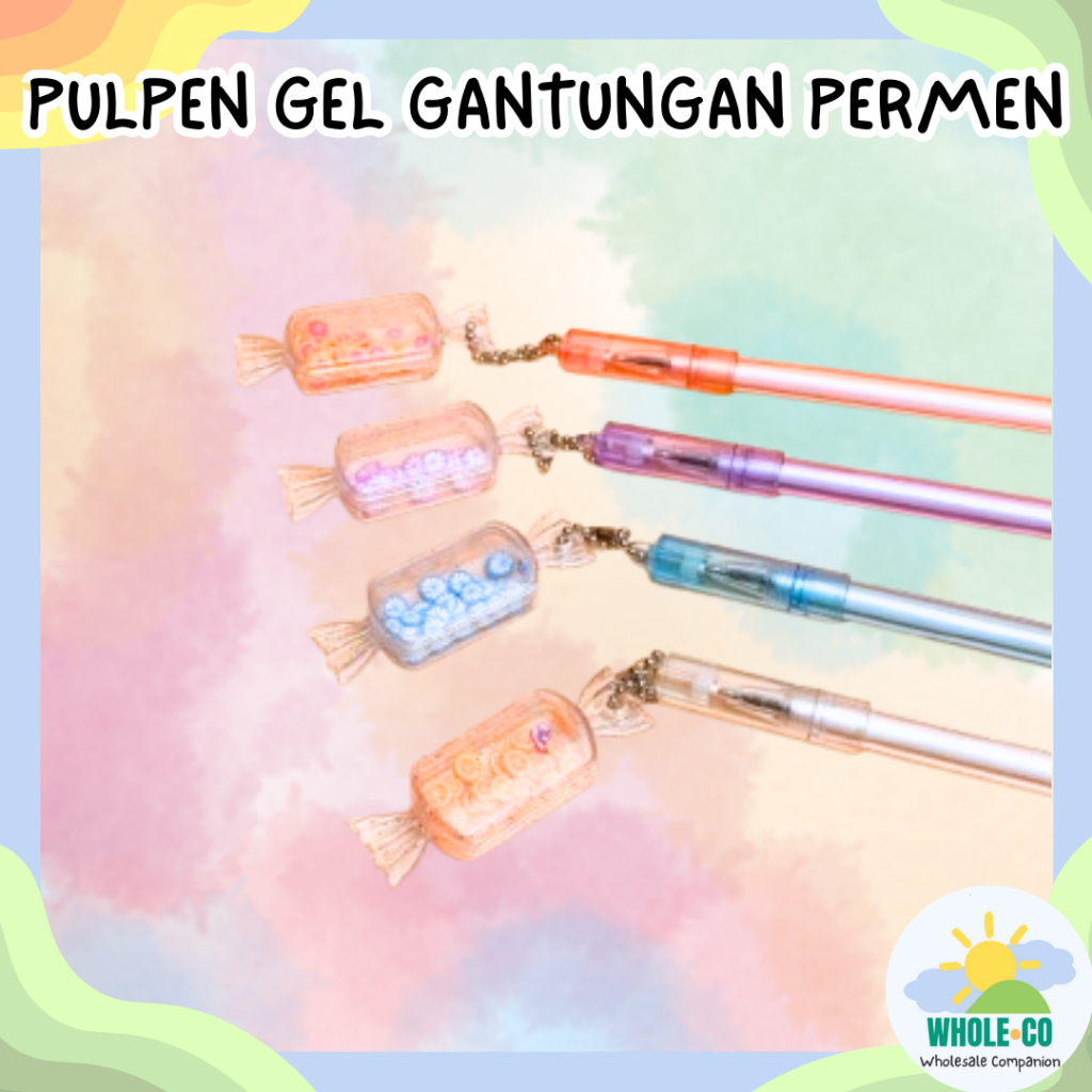 

Pulpen Gel Gantungan Permen Buah Premium Candy Manisan Lemon Jeruk Lucu Unik Imut Termurah Grosir Cod